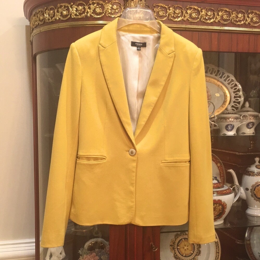 Premise Studio Yellow Long Sleeve Blazer sz.XS